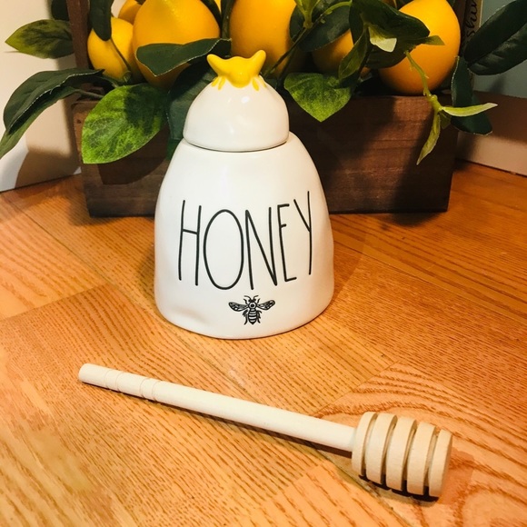 Rae Dunn HONEY BEE pot - Picture 3 of 6